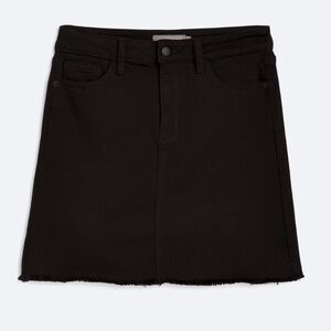 Just Black Mini Skirt in Deep Black